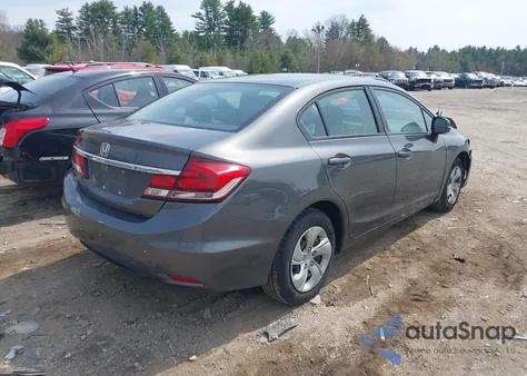 2013 Honda Civic Lx из США, поврежденный, VIN 2HGFB2F52DH562875